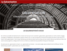 Tablet Screenshot of lagalvanisation.com